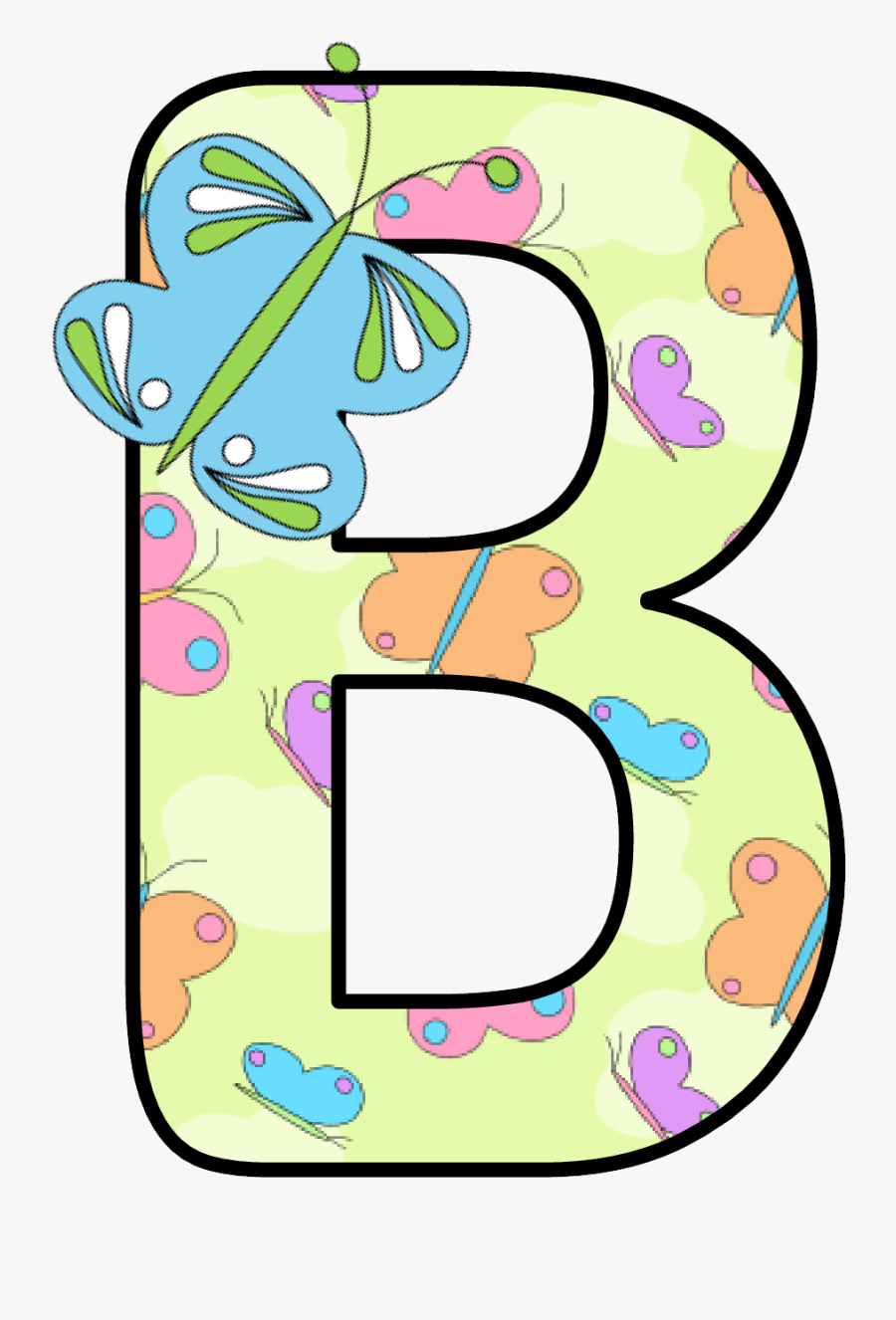 Unicornio Clipart Kids Abc - Clip Art Letters B , Free Transparent ...