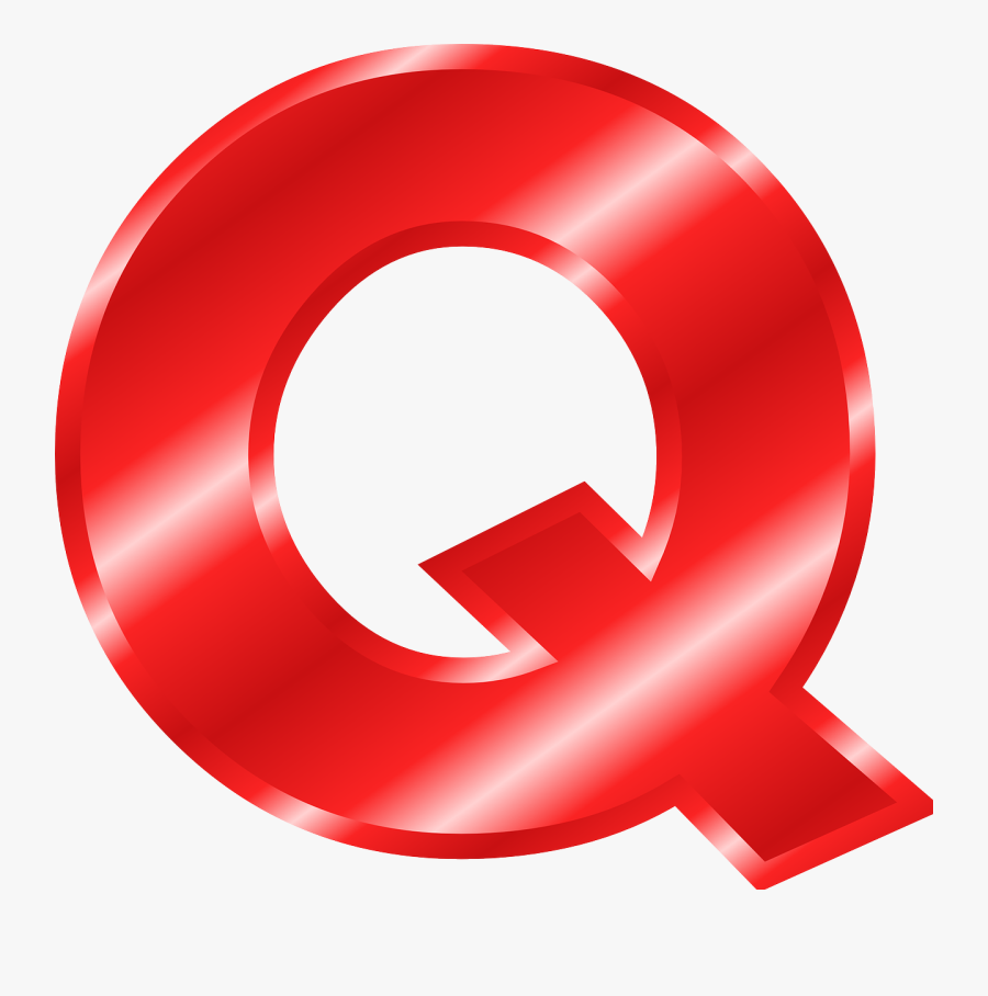 The Letter Q - Letter Q Clipart Red, Transparent Clipart