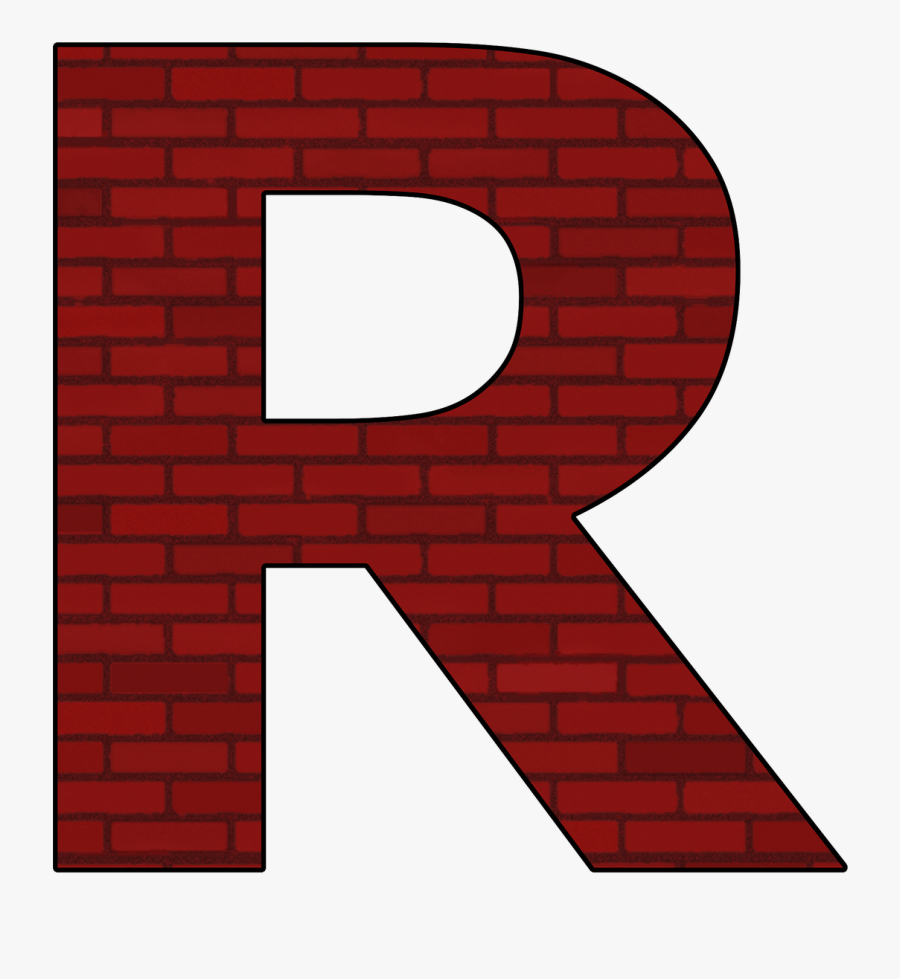 R, Alphabet, Letter, Abc, Transparent, Font, Words - Alfabeto R, Transparent Clipart