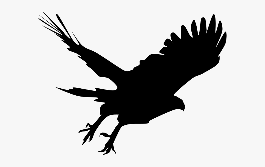 Bald Eagle Silhouette Hawk Clip Art, Transparent Clipart