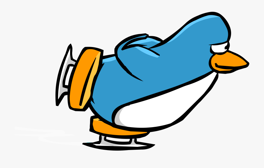 January Clipart Ice Skating - Club Penguin Ice Skates, Transparent Clipart