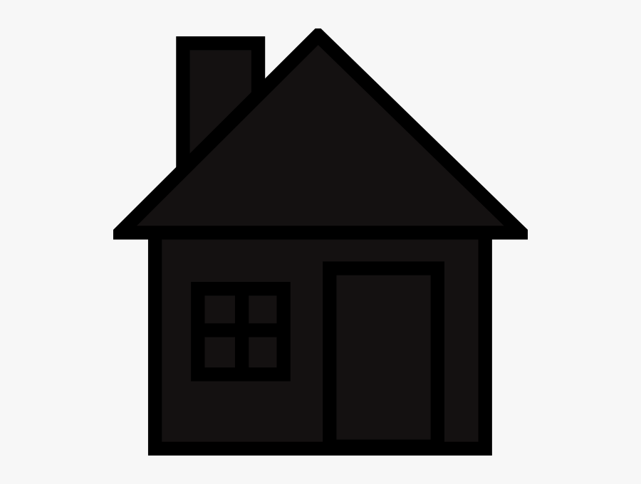 House Silhouette Clip Art At Clker, Transparent Clipart