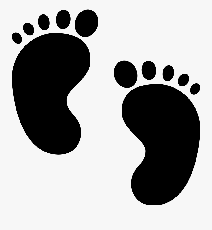 Icons Feet Clipart - Baby Feet Icon Transparent, Transparent Clipart