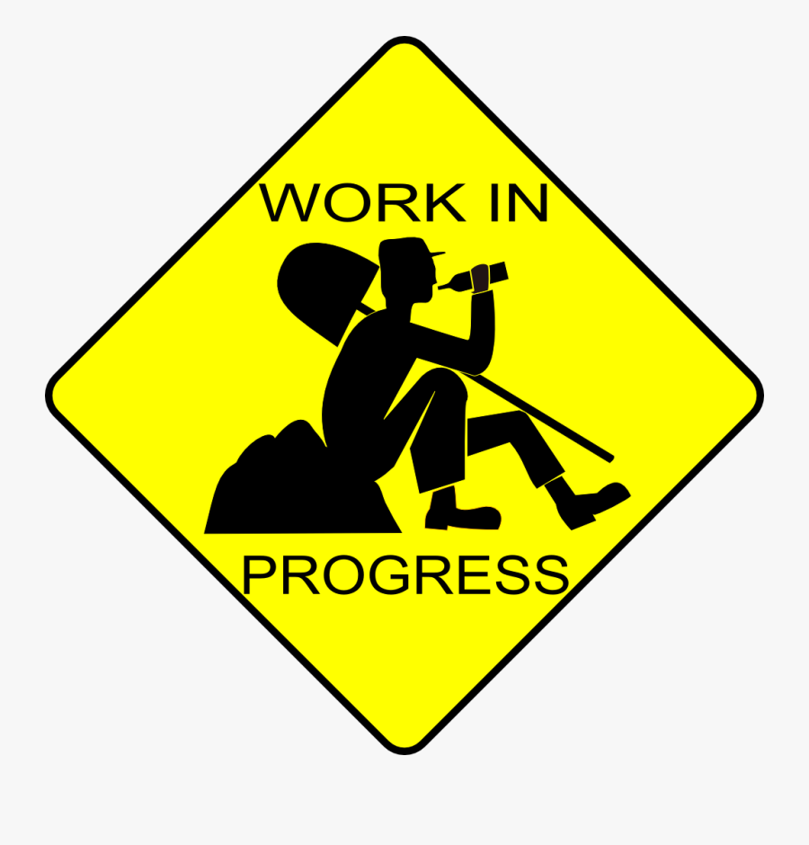 Work In Progress Funny, Transparent Clipart