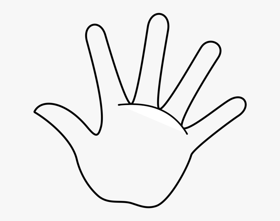 Free Clip Art Of Hand Clipart - Hand Clipart Black And White, Transparent Clipart