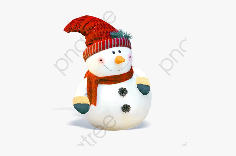 Snowman Clipart Creation - Snowman With Transparent Background, Transparent Clipart
