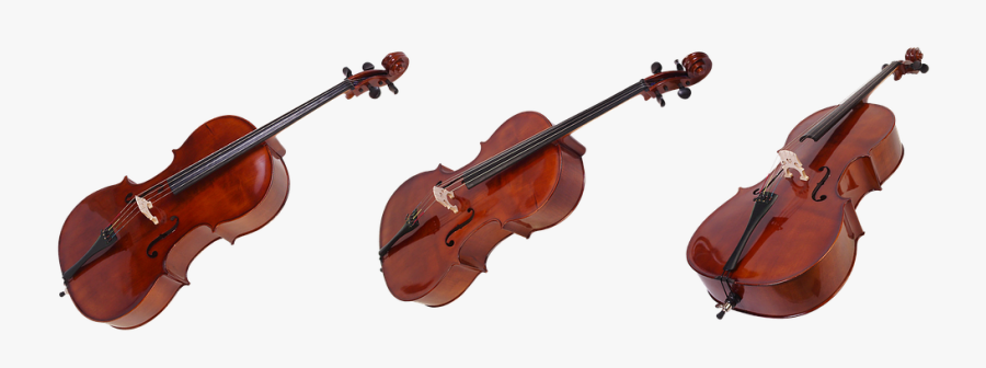 Cello, Bow, Stringed Instruments, Music - Viola, Transparent Clipart