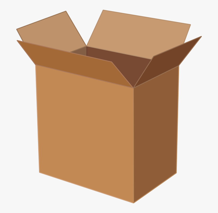 Empty Pencil And In - Cardboard Box, Transparent Clipart