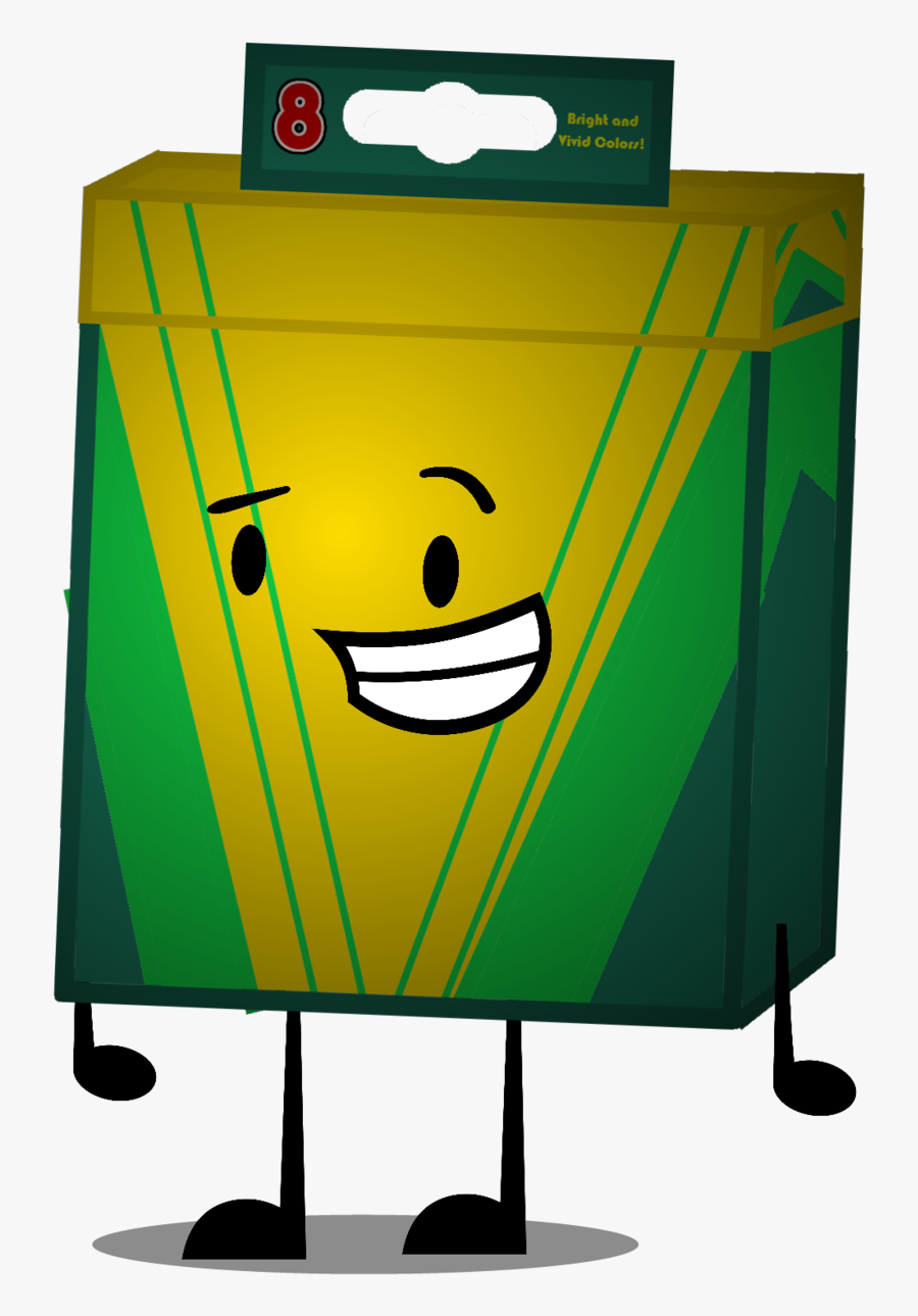 Cartoon Clip Art Free - Bfdi Crayons, Transparent Clipart