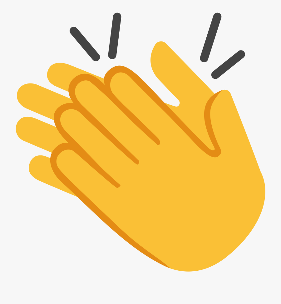 Clapping Hands Emoji Png Graphic Free - Clapping Hands, Transparent Clipart