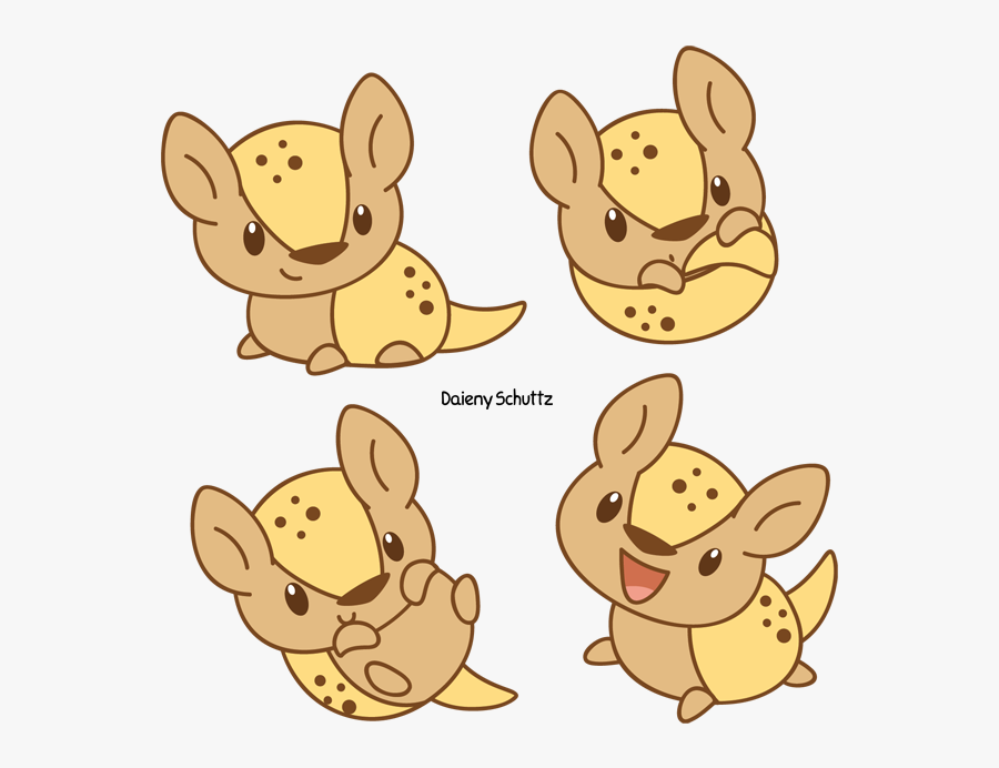 Platypus Clipart Chibi - Armadillo Chibi, Transparent Clipart