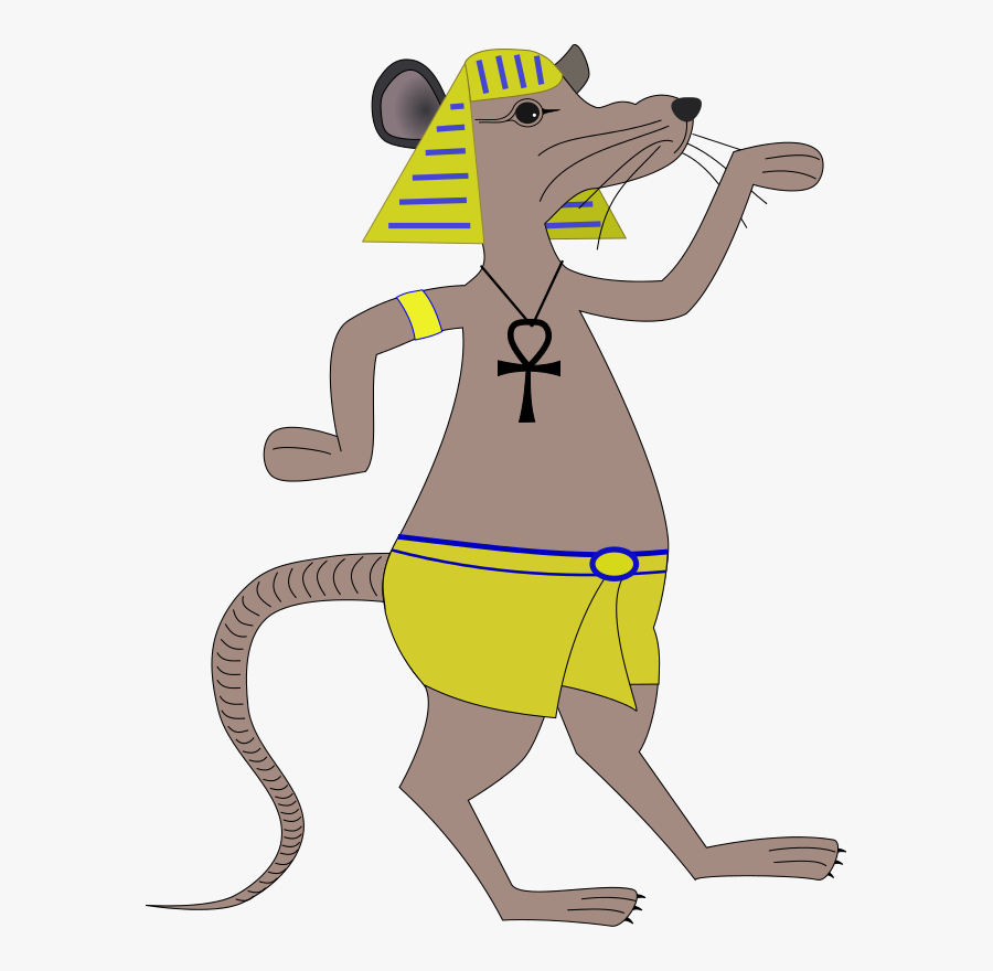 Egyptian Rodent - Egyptian Rat, Transparent Clipart