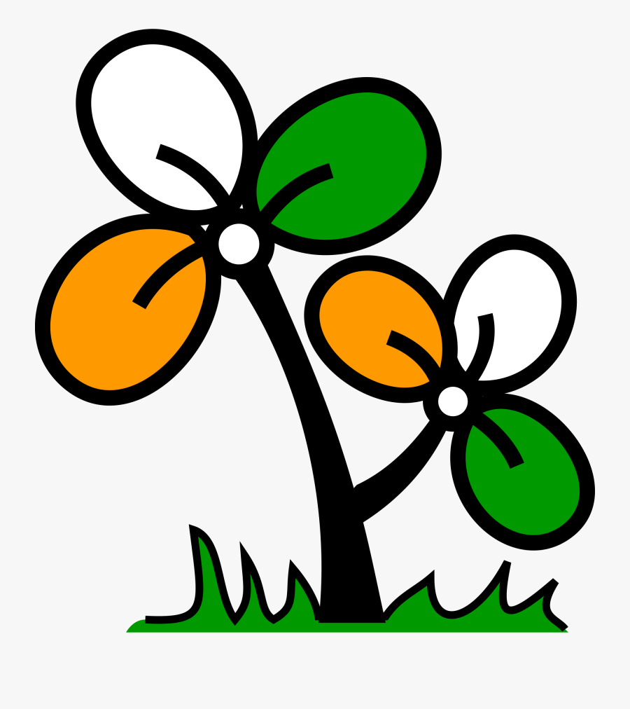 All India Trinamool Congress Logo - All India Trinamool Congress Symbol, Transparent Clipart