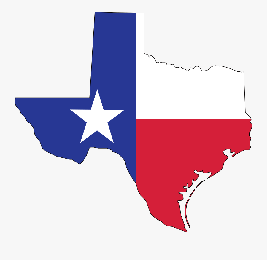 Free Clipart Of A Texas Flag Map - Texas State Flag Png, Transparent Clipart