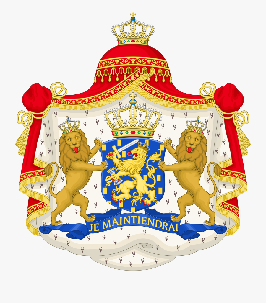 Treaty Clipart Congress House - Kingdom Of The Netherlands Coat Of Arms, Transparent Clipart