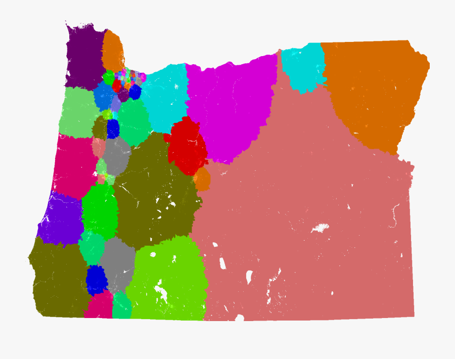 Oregon House Of Representatives Redistricting Royalty - Oregon House Map, Transparent Clipart