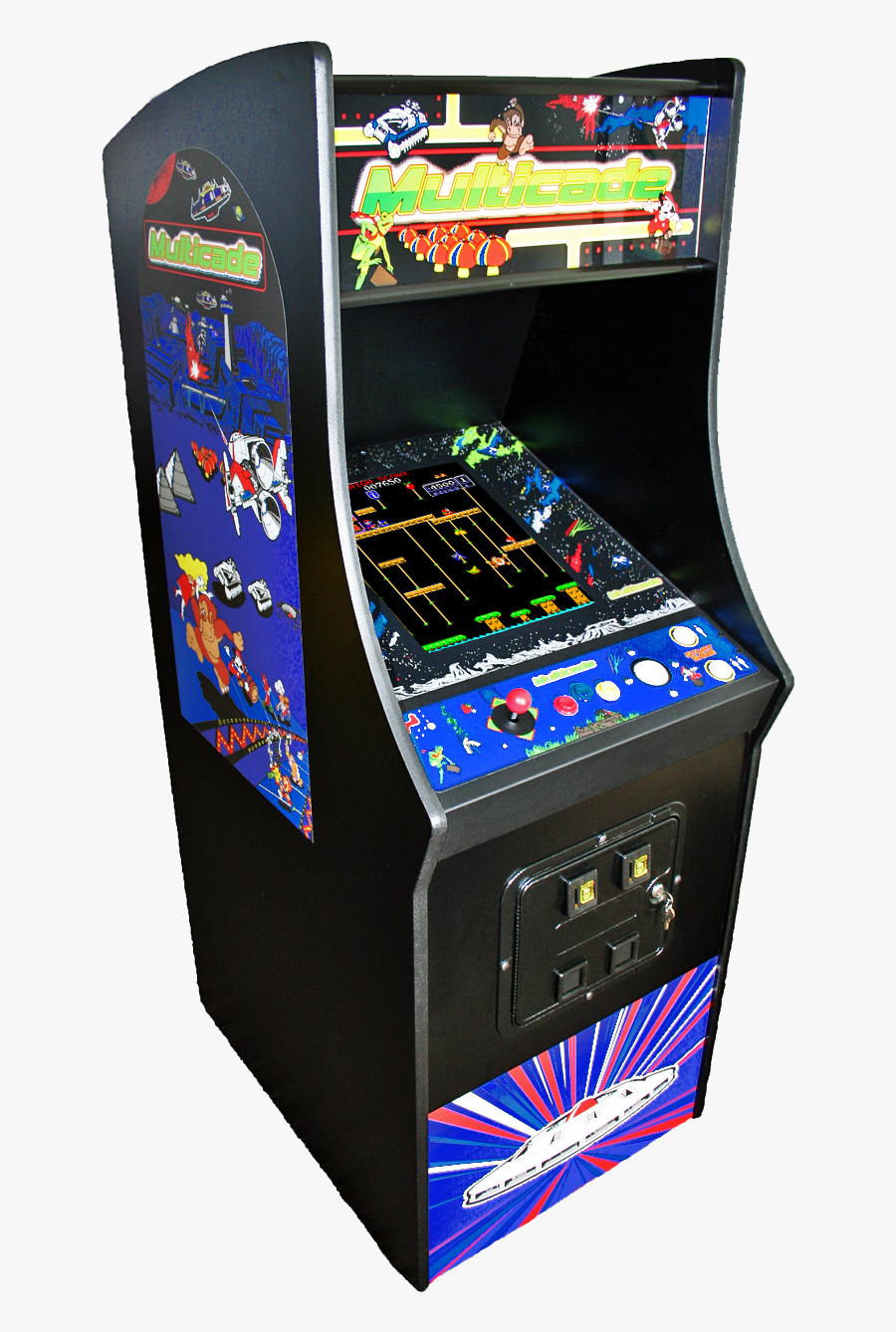 Retro Ms Pacman Galaga Pac Man 60 Classic 80"s Arcade - Arcade Game 80's, Transparent Clipart