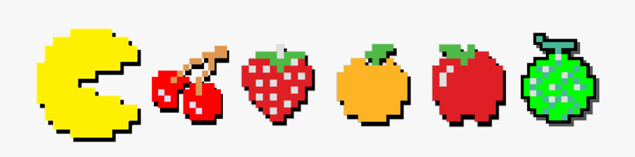 Pacman Fruit Png - Transparent Pac Man Fruits, Transparent Clipart