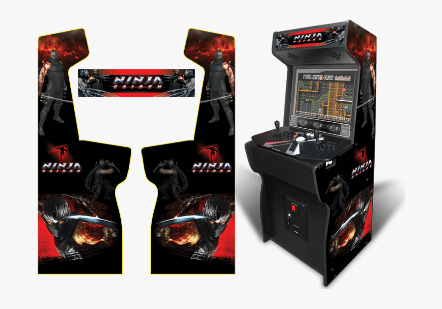 Custom Permanent Full Size Ninja Gaiden Inspired Graphics - Mortal Kombat Armageddon Arcade Machine, Transparent Clipart