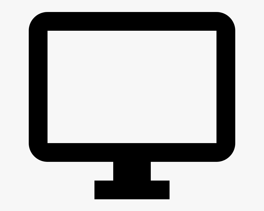 Clipart Black And White Library Images Of Desktop Png - Pc Icon Png Free, Transparent Clipart