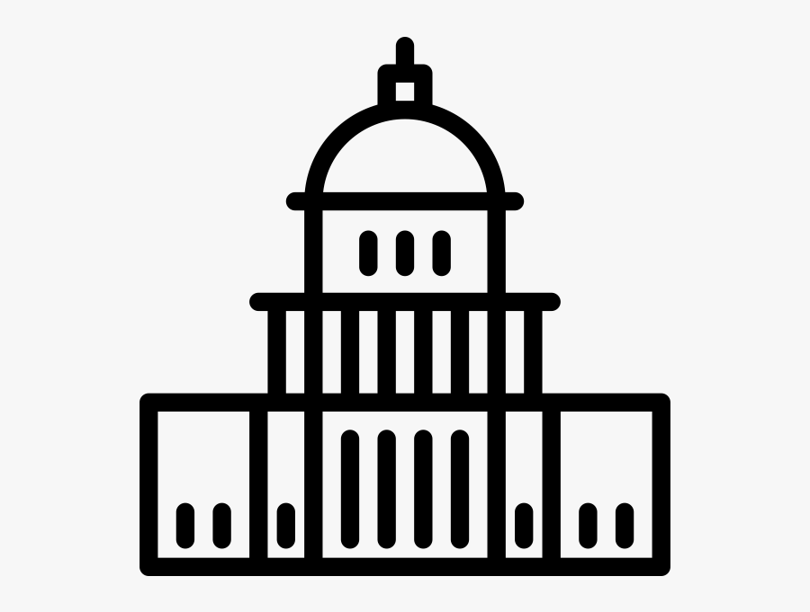 Transparent Us Capitol Building Clipart - Transparent Icon Of Dc Monument, Transparent Clipart