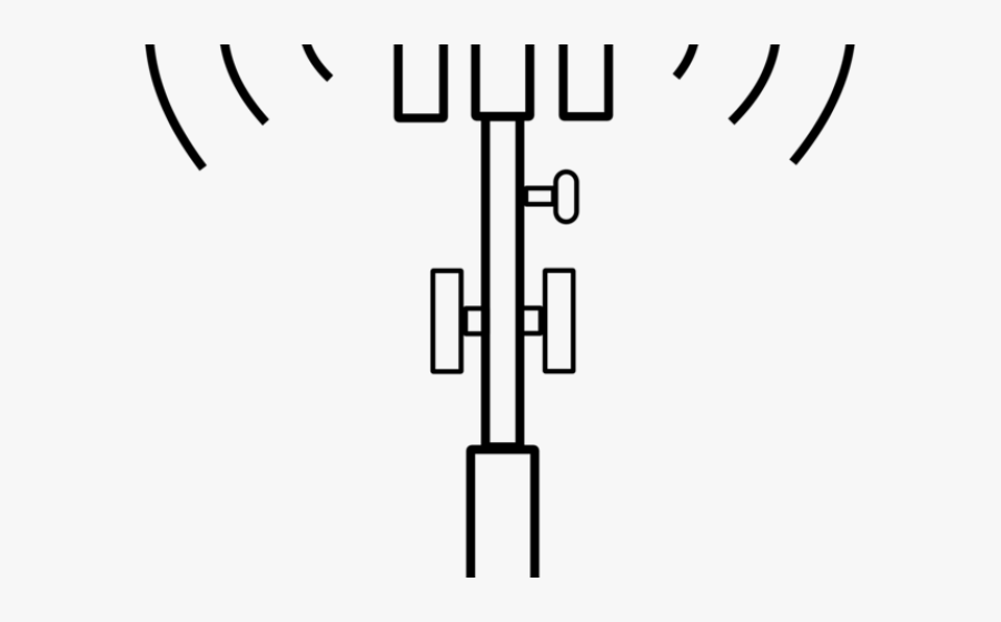 Antenna Clipart Cell Phone Tower - Icon Cell Tower Png, Transparent Clipart