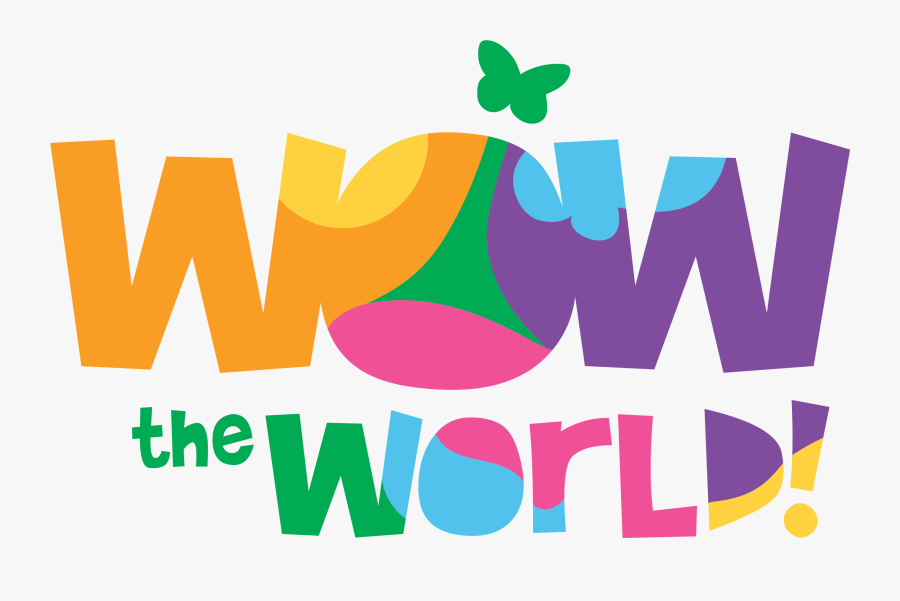 2020 Wow The World Logo Eng - Graphic Design, Transparent Clipart