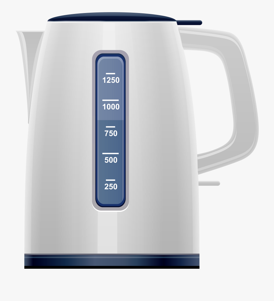 White Electric Kettle Png Clipart - Electric Kettle Png Transparent, Transparent Clipart
