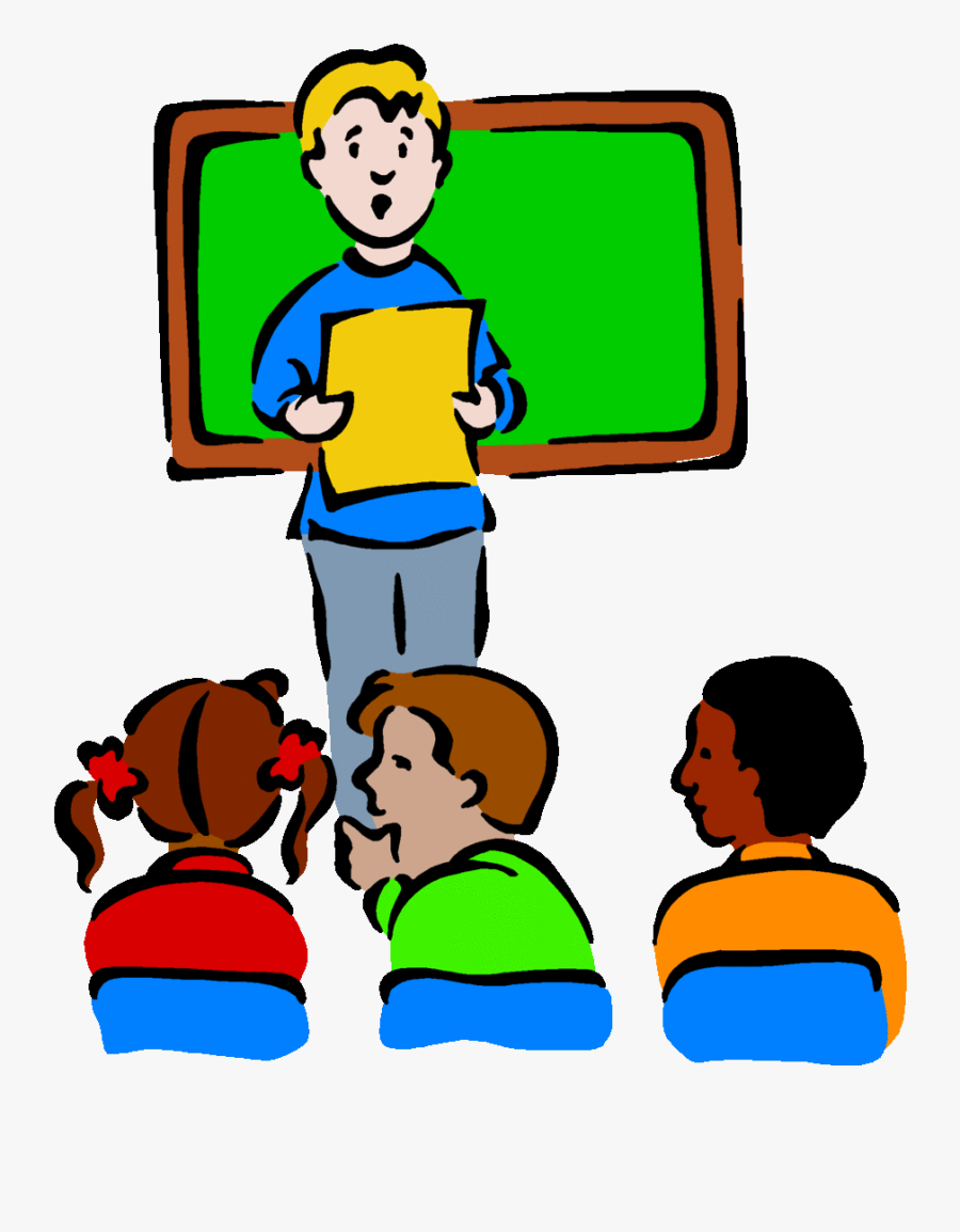 Class Presentation Clipart Presentation Clip Art - Talking In Class Cartoon, Transparent Clipart