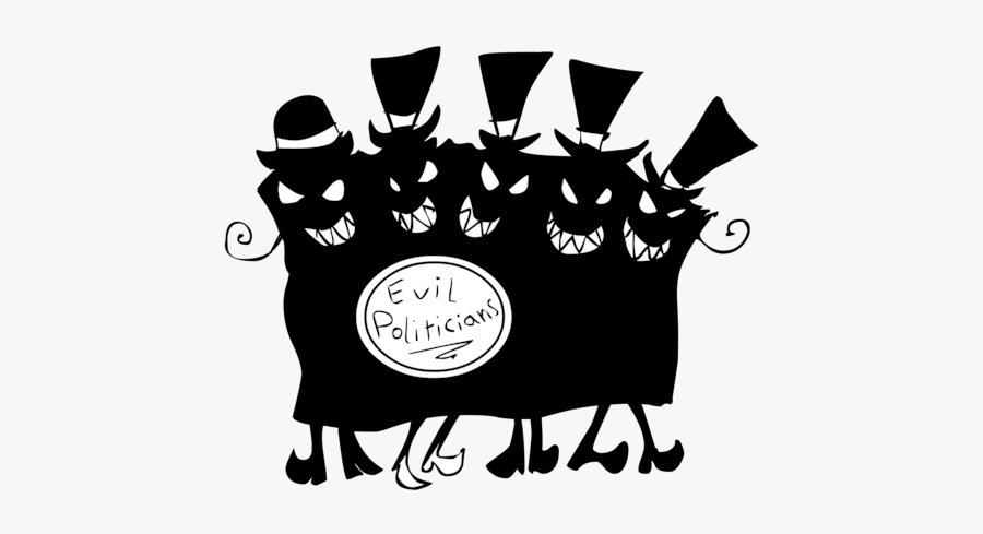 Evil Politicians - Evil Politics, Transparent Clipart