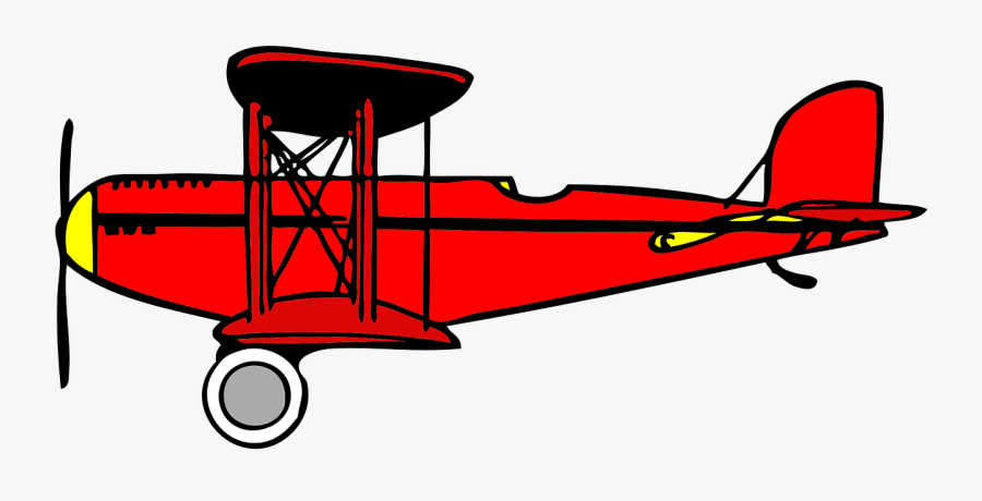 Biplane, Red, Wings, Aviation, Canvas, Fuselage, Aerial - Biplane ...