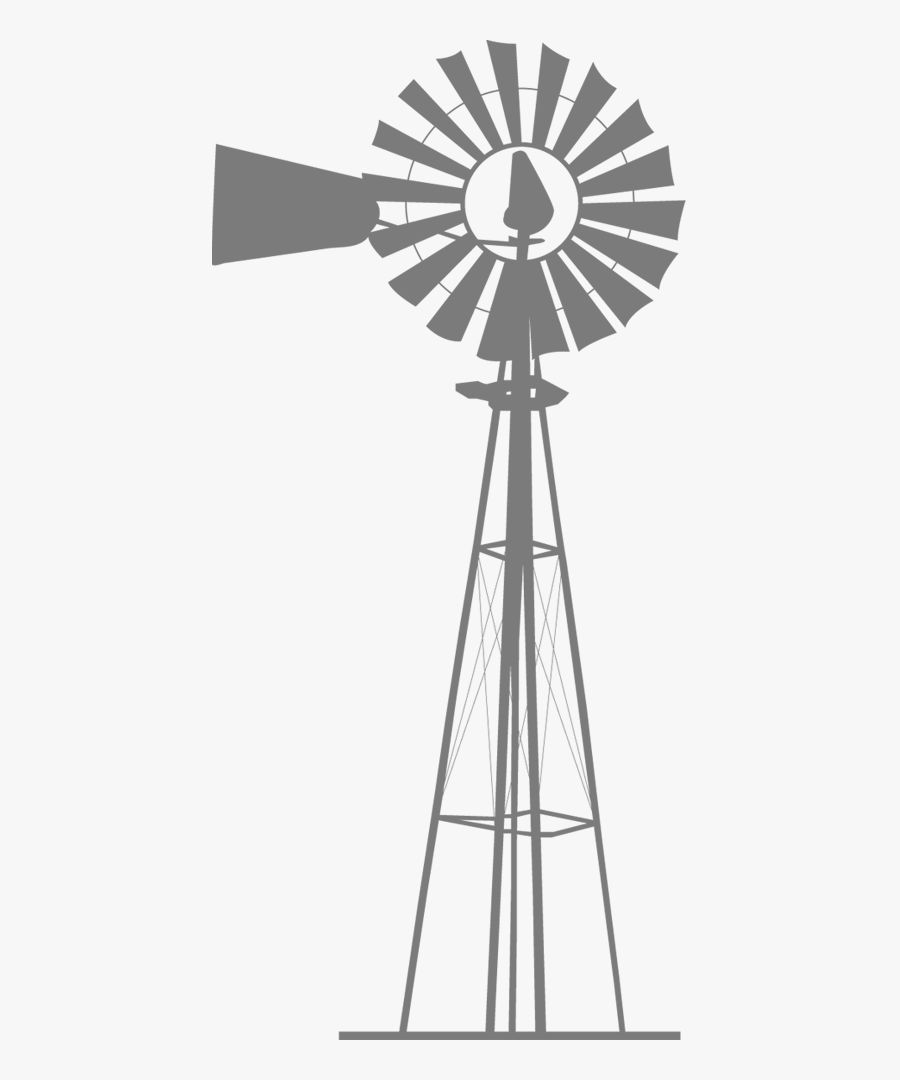 Wind Farm Windmill Silhouette Wind Turbine - Farm Windmill Png , Free ...
