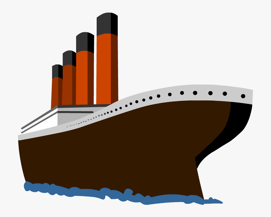 Titanic Cartoon Transparent Background - Transparent Background Titanic Png, Transparent Clipart