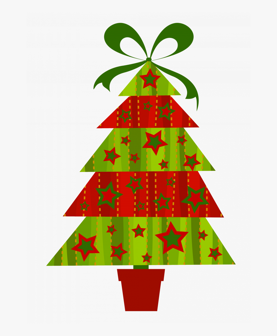 Medium Size Of Christmas Tree - Contemporary Christmas Tree Graphic, Transparent Clipart