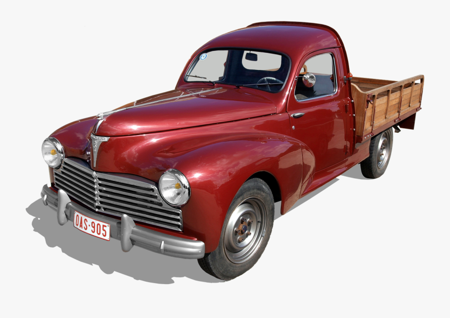 Transparent Old Truck Png - Peugeot 203 U Pick Up, Transparent Clipart