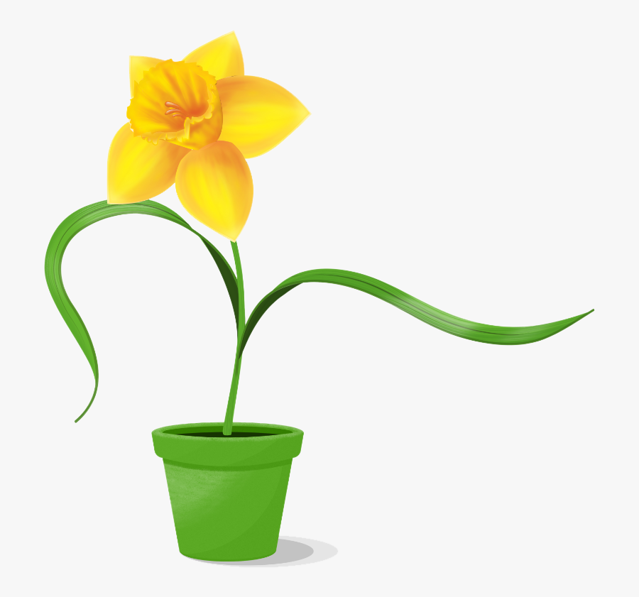 Daffodil Clipart Easter - Artificial Flower, Transparent Clipart