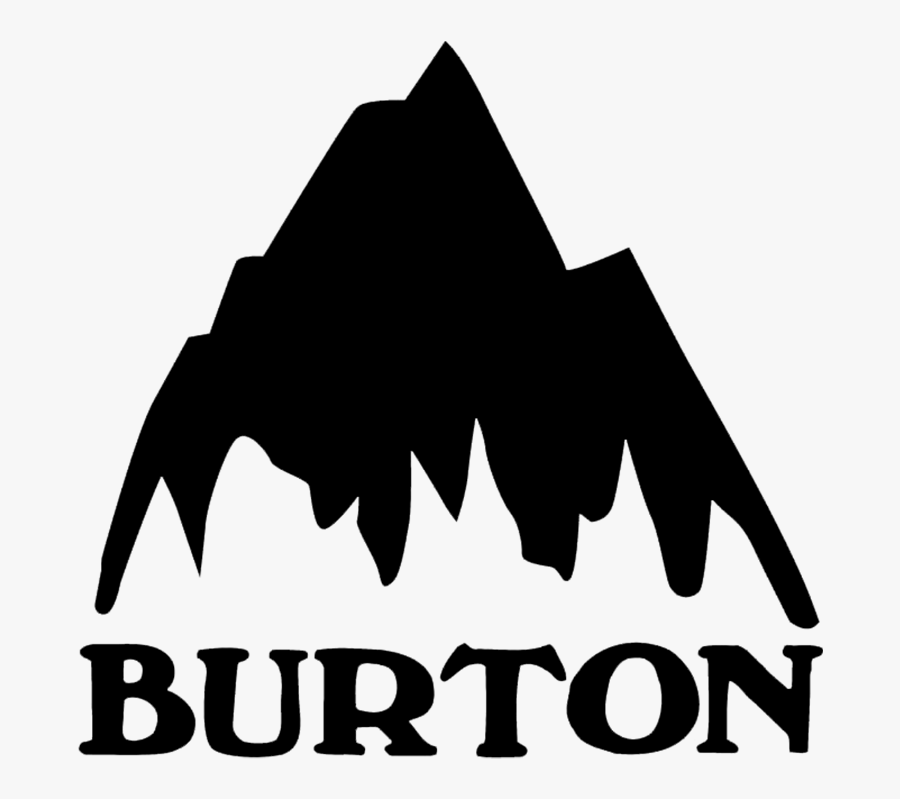 Transparent Snowboarders Clipart - Burton Logo No Background, Transparent Clipart