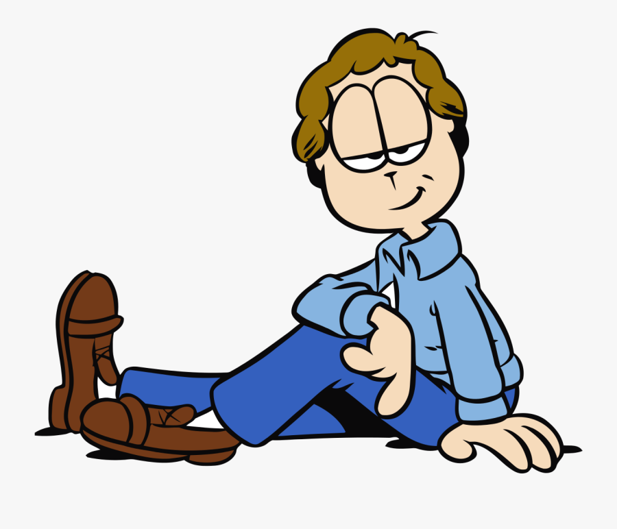 Jon And Garfield Meme, Transparent Clipart