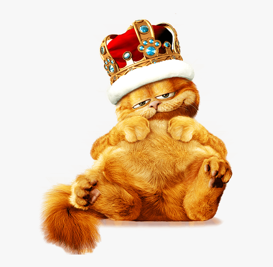 Garfield King - King Garfield, Transparent Clipart