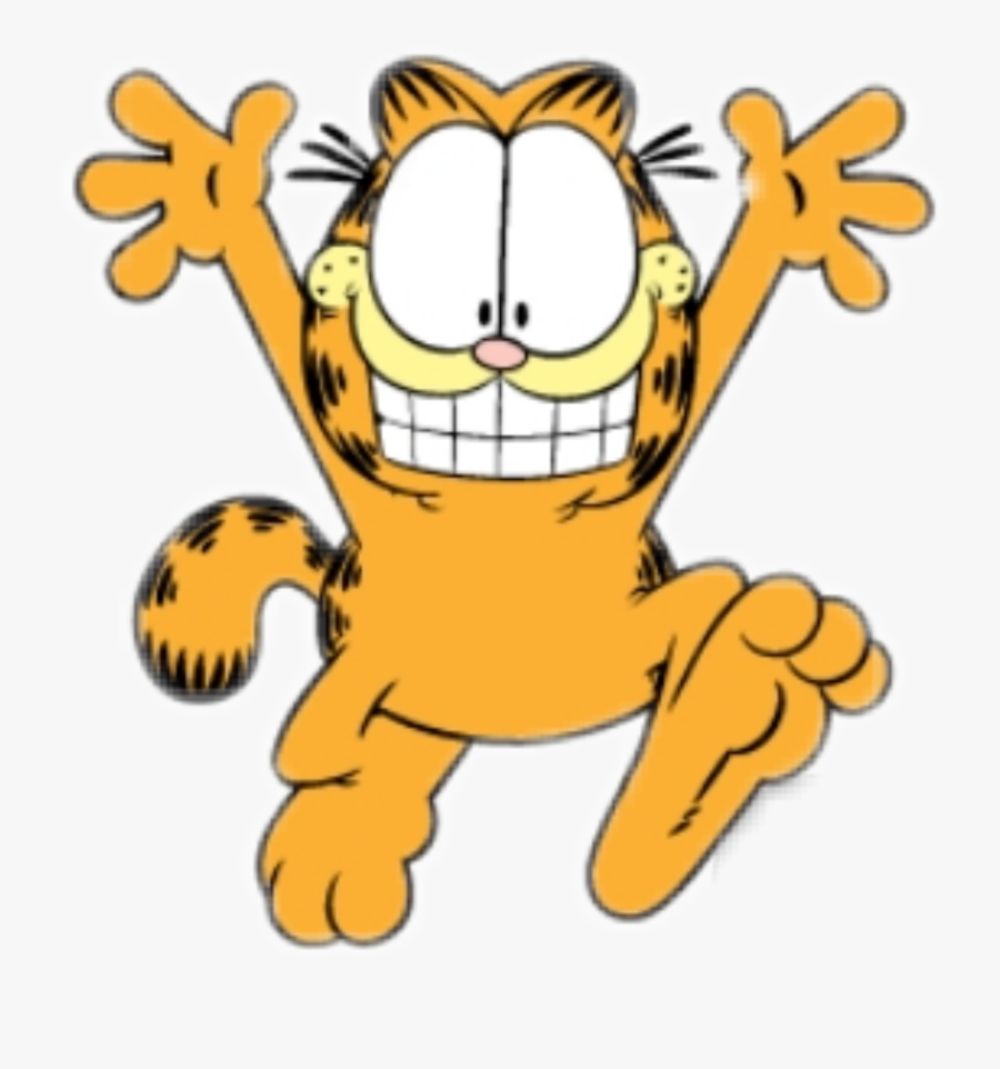 Cartoon Stickers, Picsart - Garfield Cartoon Images Poses, Transparent Clipart