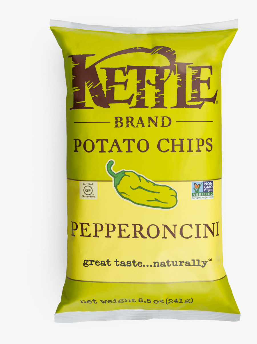 Clip Art Potato Png For - Kettle Cooked Chips Pepperoncini, Transparent Clipart