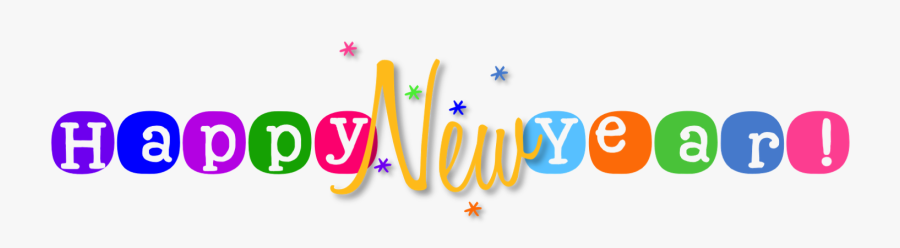 Clip Art Png Transparent Images All - Happy New Year Text Png, Transparent Clipart