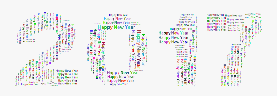 Banner Freeuse Stock Prismatic Happy New Year - Happy New Year Background Png, Transparent Clipart