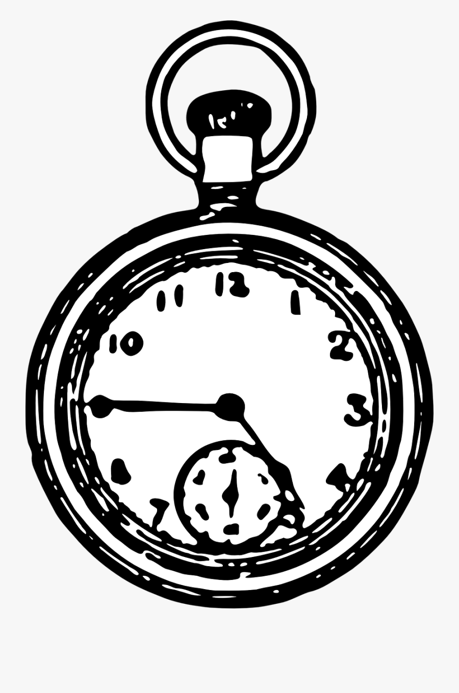 Pocket Watch Watch Time Free Picture - Orologio Da Taschino Png, Transparent Clipart