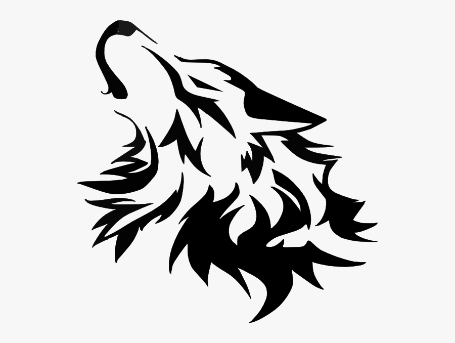 Wolf Vector Clip Art At Clker - Transparent Wolf Head Logo, Transparent Clipart