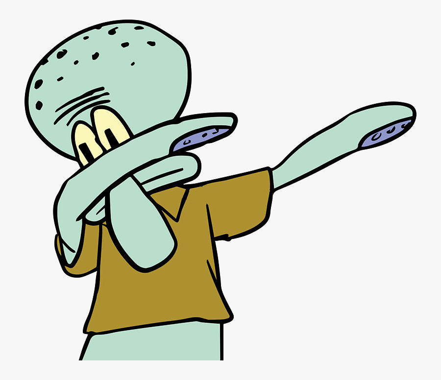 Squidward Clipart - Squidward Dab Transparent , Free Transparent ...