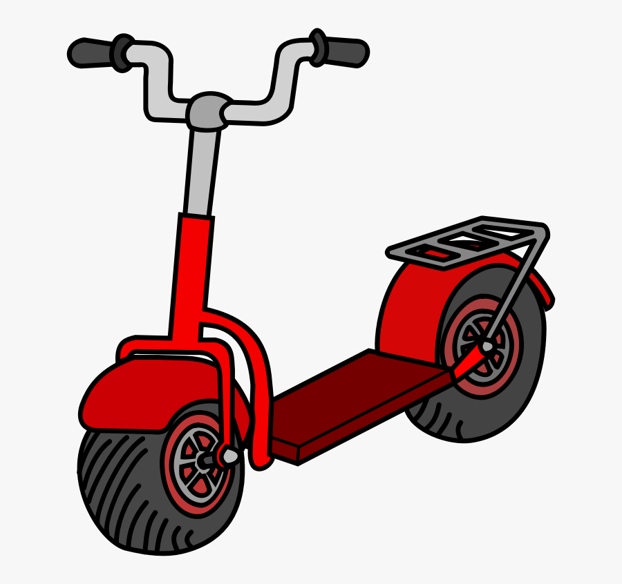 Clip Art Moped Clipart - Scooter Clipart, Transparent Clipart