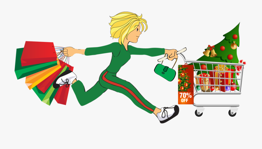 Day After Thanksgiving Shopping, Transparent Clipart