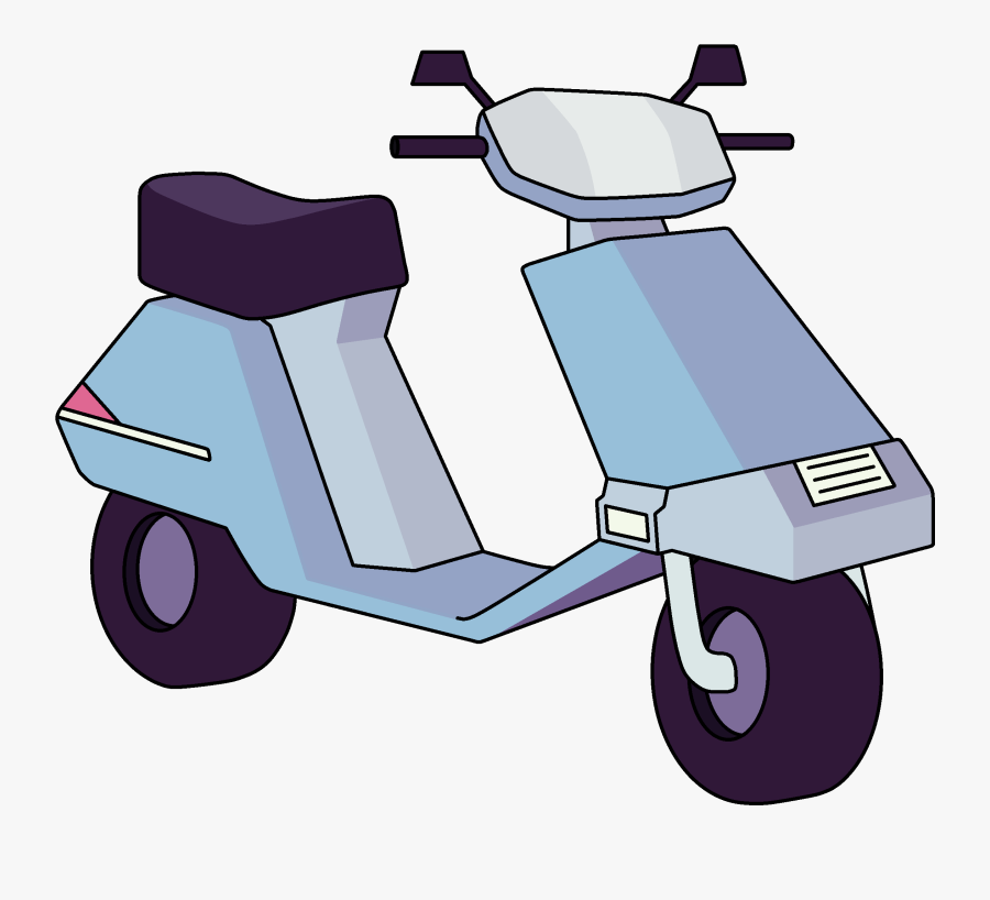 Scooter Clipart Blue Object - Steven Universe Scooter, Transparent Clipart