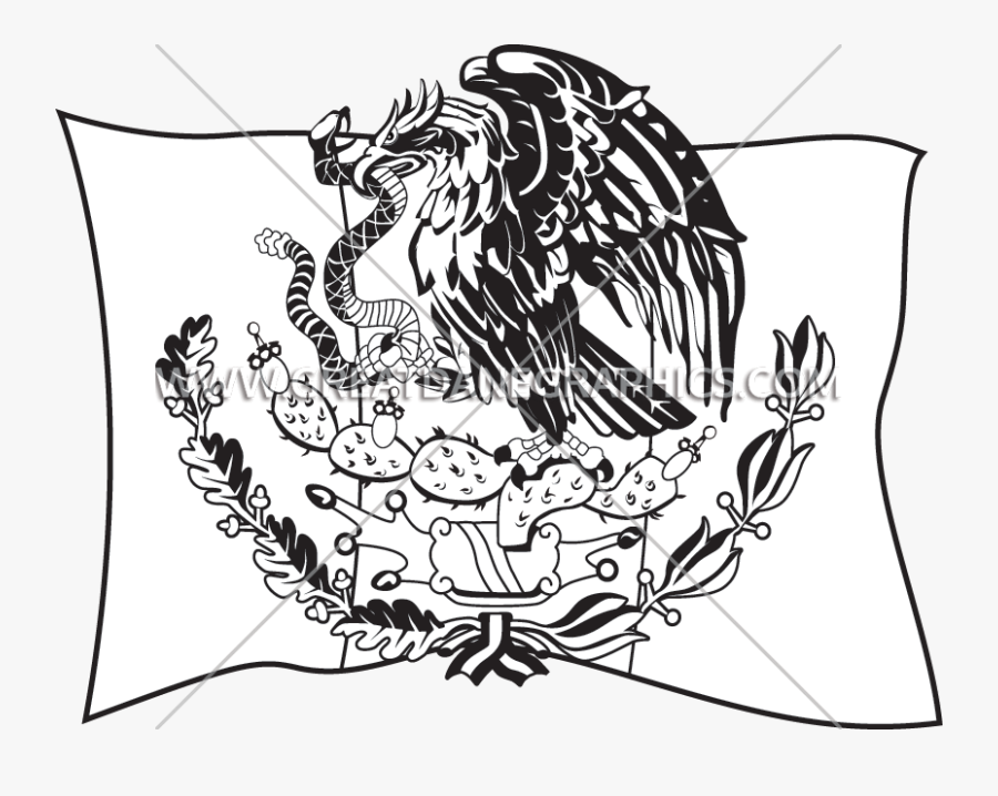Transparent Mexican Flag Png - Coat Of Arms Of Mexico, Transparent Clipart